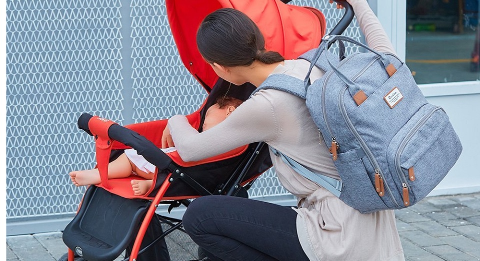 ergonomic diaper backpack